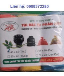 Túi đựng rác tự hủy sinh học