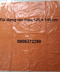Túi đựng rác màu cam