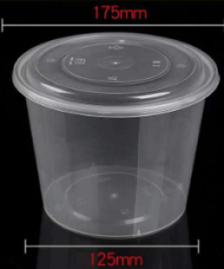 Hộp nhựa tròn 2000ml