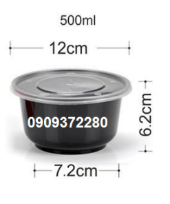 Tô nhựa 500ml