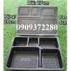 Hộp nhựa 5 ngăn dùng 1 lần