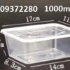 Hộp nhựa chữ nhật 1000ml