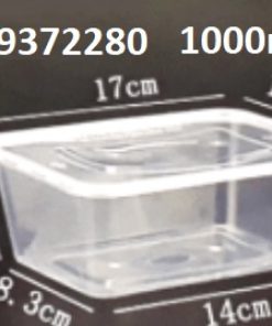 Hộp nhựa chữ nhật 1000ml