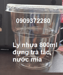 ly nhựa 800ml